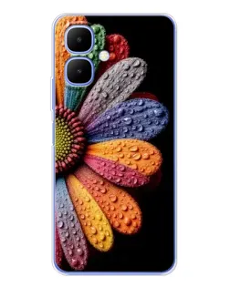 Чохол для Infinix Smart 10 з картинкою «Райдужна квітка»