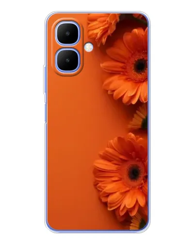Чехол для Infinix Smart 10 с картинкой «Оранжевые герберы» Чехол для Infinix Smart 10 с картинкой «Оранжевые герберы»
