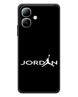 Чехол для Infinix Smart 20 с картинкой «Jordan White Logo»