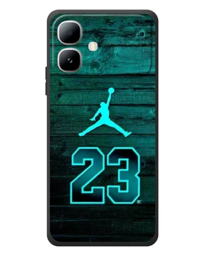 Чехол для Infinix Smart 20 с картинкой «Jordan Cyan 23» Чехол для Infinix Smart 20 с картинкой «Jordan Cyan 23»