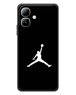 Чехол для Infinix Smart 20 с картинкой «Jordan Silhouette»