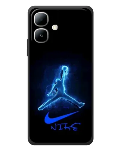 Чехол для Infinix Smart 20 с картинкой «Jordan Neon Blue» Чехол для Infinix Smart 20 с картинкой «Jordan Neon Blue»