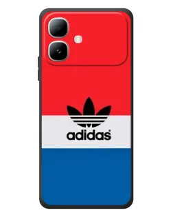 Чехол для Infinix Smart 20 с картинкой «Ретро блоки Adidas»
