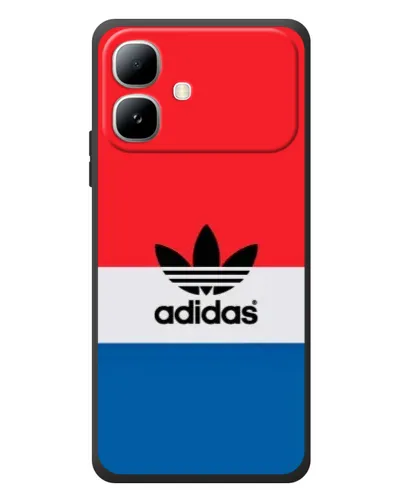 Чехол для Infinix Smart 20 с картинкой «Ретро блоки Adidas»