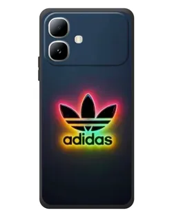 Чехол для Infinix Smart 20 с картинкой «Неоновый Adidas»