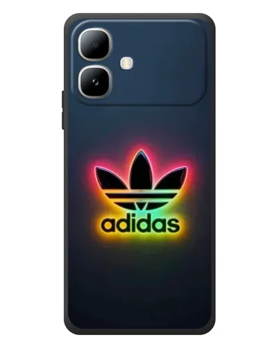Чехол для Infinix Smart 20 с картинкой «Неоновый Adidas»