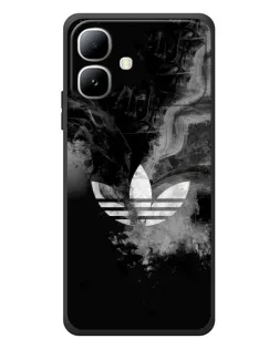 Чехол для Infinix Smart 20 с картинкой «Абстрактный дым Adidas»