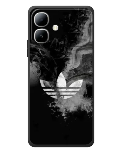 Чехол для Infinix Smart 20 с картинкой «Абстрактный дым Adidas»