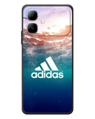 Чехол для Infinix Smart 20 с картинкой «Океанская глубина адидас»