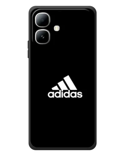 Чехол для Infinix Smart 20 с картинкой «Черная классика Adidas»