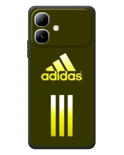 Чехол для Infinix Smart 20 с картинкой «Оливковый градиент Adidas»