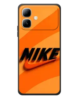 Чехол для Infinix Smart 20 с картинкой «Оранжевый драйв Nike»