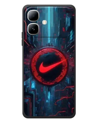 Чехол для Infinix Smart 20 с картинкой «Техногенный стиль Nike» Чехол для Infinix Smart 20 с картинкой «Техногенный стиль Nike»