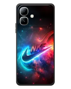 Чехол для Infinix Smart 20 с картинкой «Огненный логотип Nike»