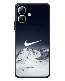 Чехол для Infinix Smart 20 с картинкой «Nike — зимние горы»