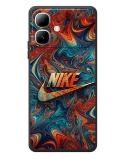 Чехол для Infinix Smart 20 с картинкой «Nike в абстракции»