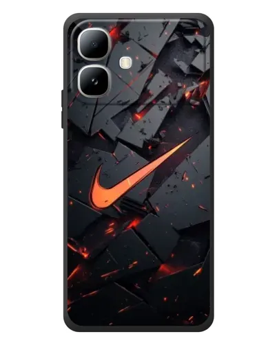 Чехол для Infinix Smart 20 с картинкой «Nike — эффект разломов» Чехол для Infinix Smart 20 с картинкой «Nike — эффект разломов»