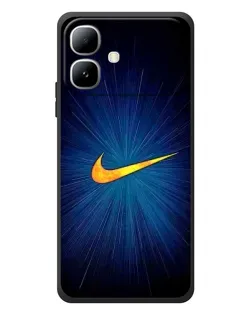 Чохол для Infinix Smart 20 з картинкою «Синій пульс Nike»