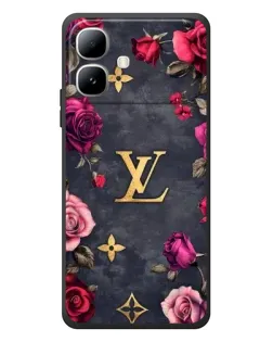 Чехол для Infinix Smart 20 с картинкой «Цветочный Louis Vuitton»