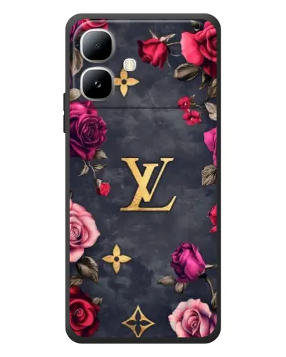 Чехол для Infinix Smart 20 с картинкой «Цветочный Louis Vuitton»