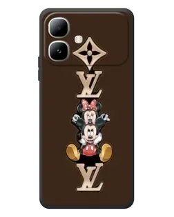 Чехол для Infinix Smart 20 с картинкой «LV и Микки Маус»