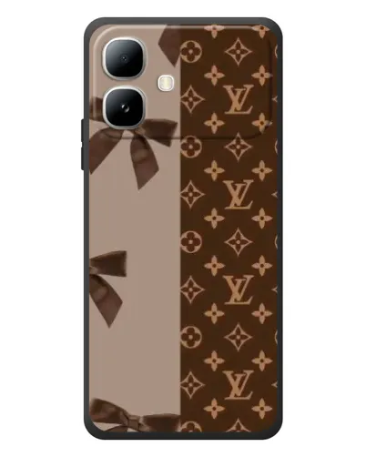 Чехол для Infinix Smart 20 с картинкой «Louis Vuitton — банты»