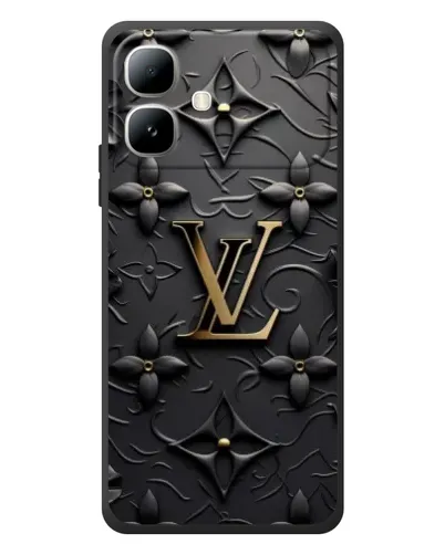 Чехол для Infinix Smart 20 с картинкой «Кожаная текстура LV»