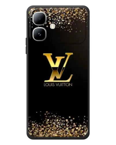 Чехол для Infinix Smart 20 с картинкой «LV — золотые искры»