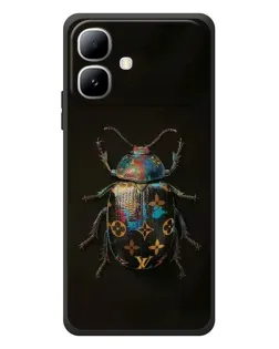 Чехол для Infinix Smart 20 с картинкой «LV — мраморный принт»