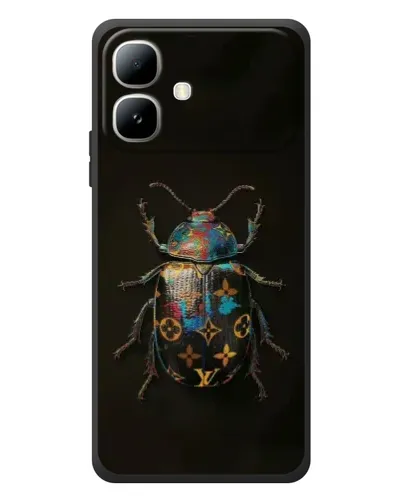 Чехол для Infinix Smart 20 с картинкой «LV — мраморный принт»