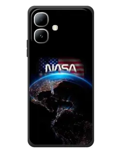 Чехол для Infinix Smart 20 с картинкой «Земля из космоса NASA»