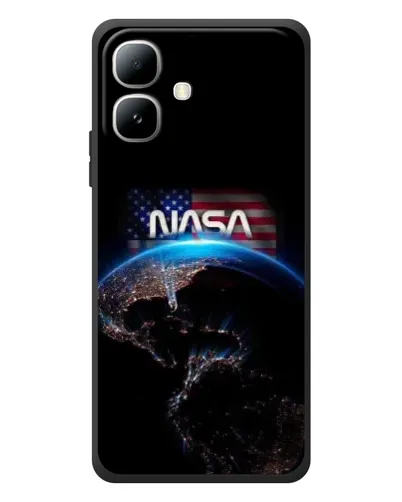 Чехол для Infinix Smart 20 с картинкой «Земля из космоса NASA»
