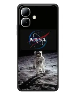 Чехол для Infinix Smart 20 с картинкой «Астронавт на Луне»