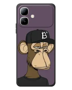 Чехол для Infinix Smart 20 с картинкой «Bored Ape в кепке»