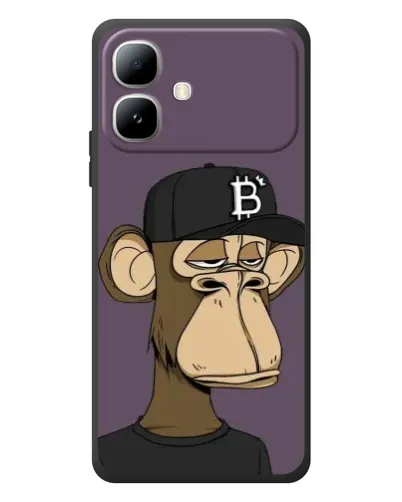 Чехол для Infinix Smart 20 с картинкой «Bored Ape в кепке»
