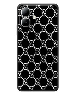 Чехол для Infinix Smart 20 с картинкой «Gucci — сетчатый паттерн»