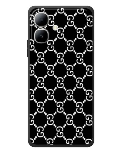 Чехол для Infinix Smart 20 с картинкой «Gucci — сетчатый паттерн»