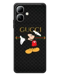Чехол для Infinix Smart 20 с картинкой «Микки Маус Gucci»