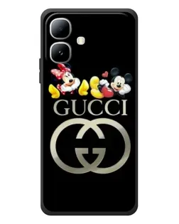 Чехол для Infinix Smart 20 с картинкой «Gucci — герои Disney»