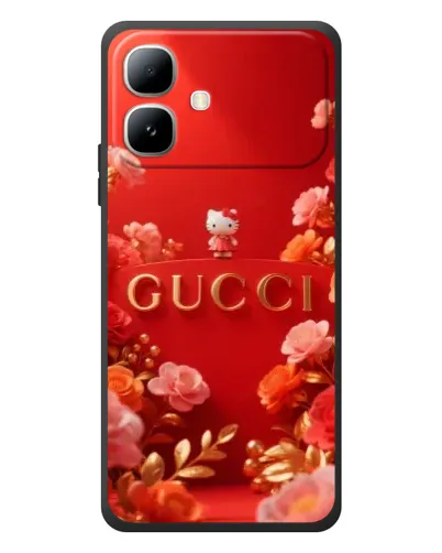 Чехол для Infinix Smart 20 с картинкой «Gucci — золотой сад»