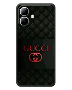 Чехол для Infinix Smart 20 с картинкой «Gucci — стеганый черный»