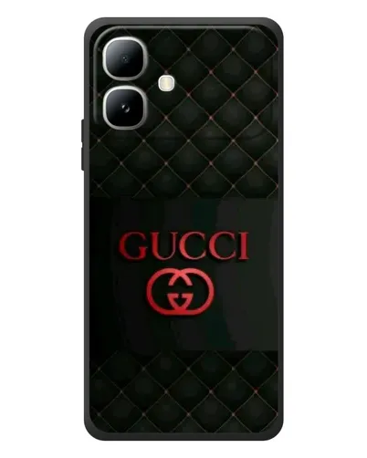 Чехол для Infinix Smart 20 с картинкой «Gucci — стеганый черный»