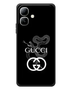 Чехол для Infinix Smart 20 с картинкой «Gucci — серебряная змея»