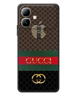 Чехол для Infinix Smart 20 с картинкой «Gucci — брендированный десерт»