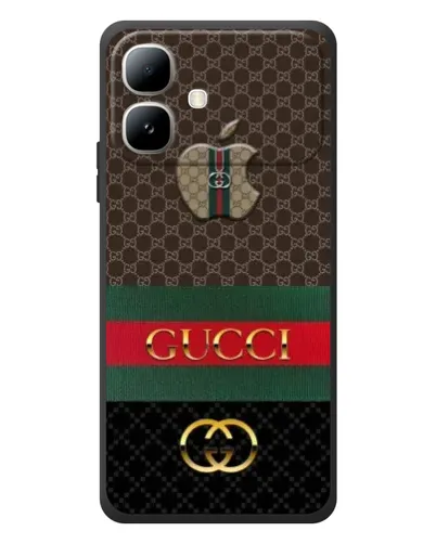 Чехол для Infinix Smart 20 с картинкой «Gucci — брендированный десерт»