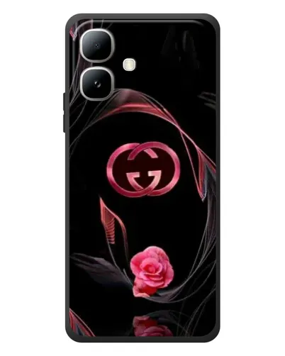 Чехол для Infinix Smart 20 с картинкой «Gucci — неоновая роза»