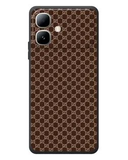 Чехол для Infinix Smart 20 с картинкой «Gucci — шоколадная сетка»