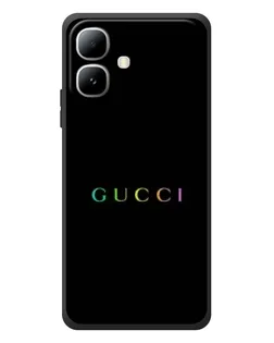 Чехол для Infinix Smart 20 с картинкой «Gucci — неоновый минимализм»