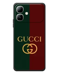 Чехол для Infinix Smart 20 с картинкой «Gucci — темно-зеленый градиент»
