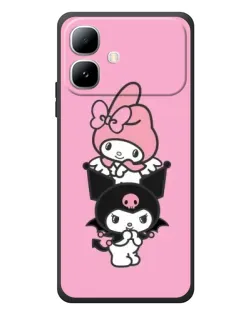 Чехол для Infinix Smart 20 с картинкой «My Melody и Kuromi» Чехол для Infinix Smart 20 с картинкой «My Melody и Kuromi»